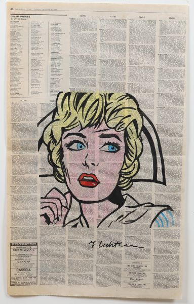 Roy Lichtenstein (1923-1997) d'aprés