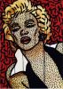 Marily Monroe, Print, d'après Keith Haring, Épreuve en couleur signée sur papier Arches dans la planche, et cachet de l’éditeur numéroté sur 150, encadré avec certificat de l’éditeur, Dimensions 28x38 cm