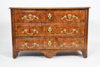 Louis XIV inlaid chest of drawers in the taste of HACHE