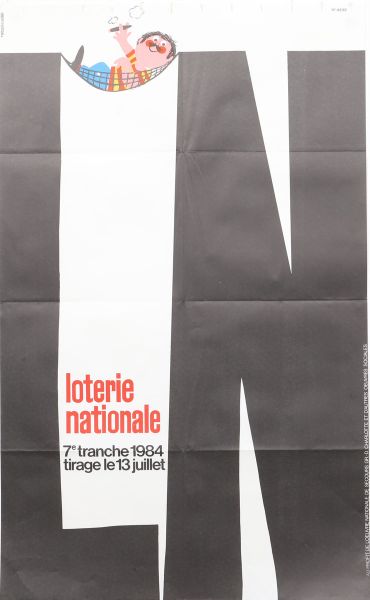 Affiche Loterie Nationale - Luxembourg