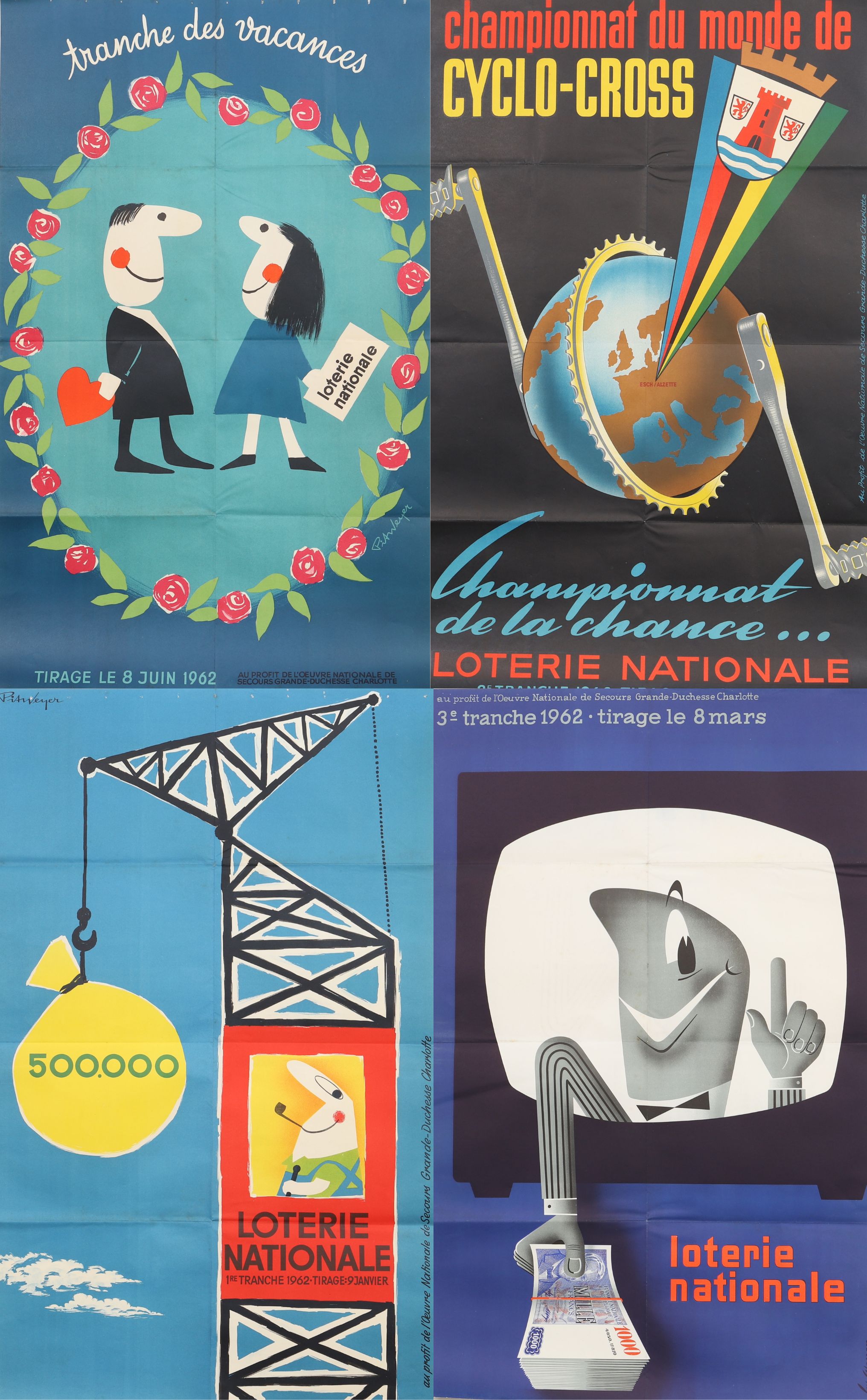 Affiches Loterie Nationale – Luxembourg