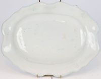 Large oval dish - Rouen 