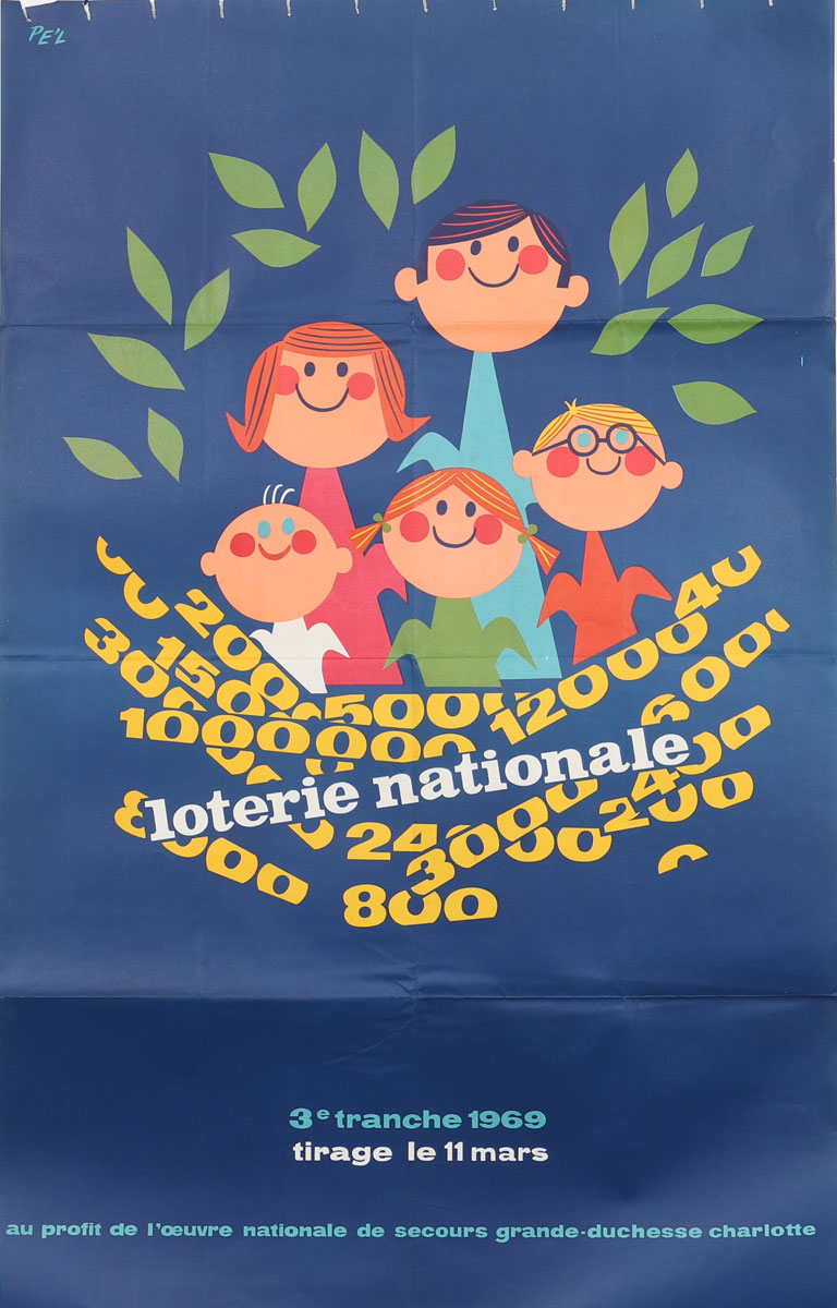 Poster Loterie Nationale - Luxembourg