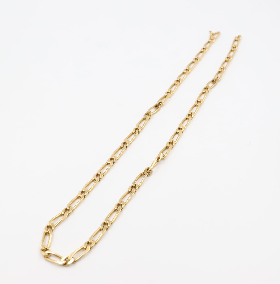 Figaro chain in 18K yellow gold