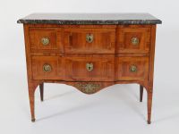 Commode sauteuse Louis XVI - Transition