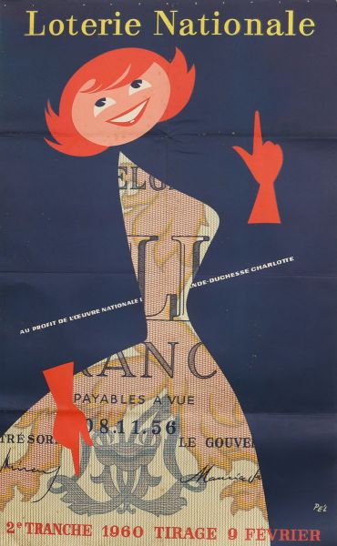 Affiche Loterie Nationale - Luxembourg