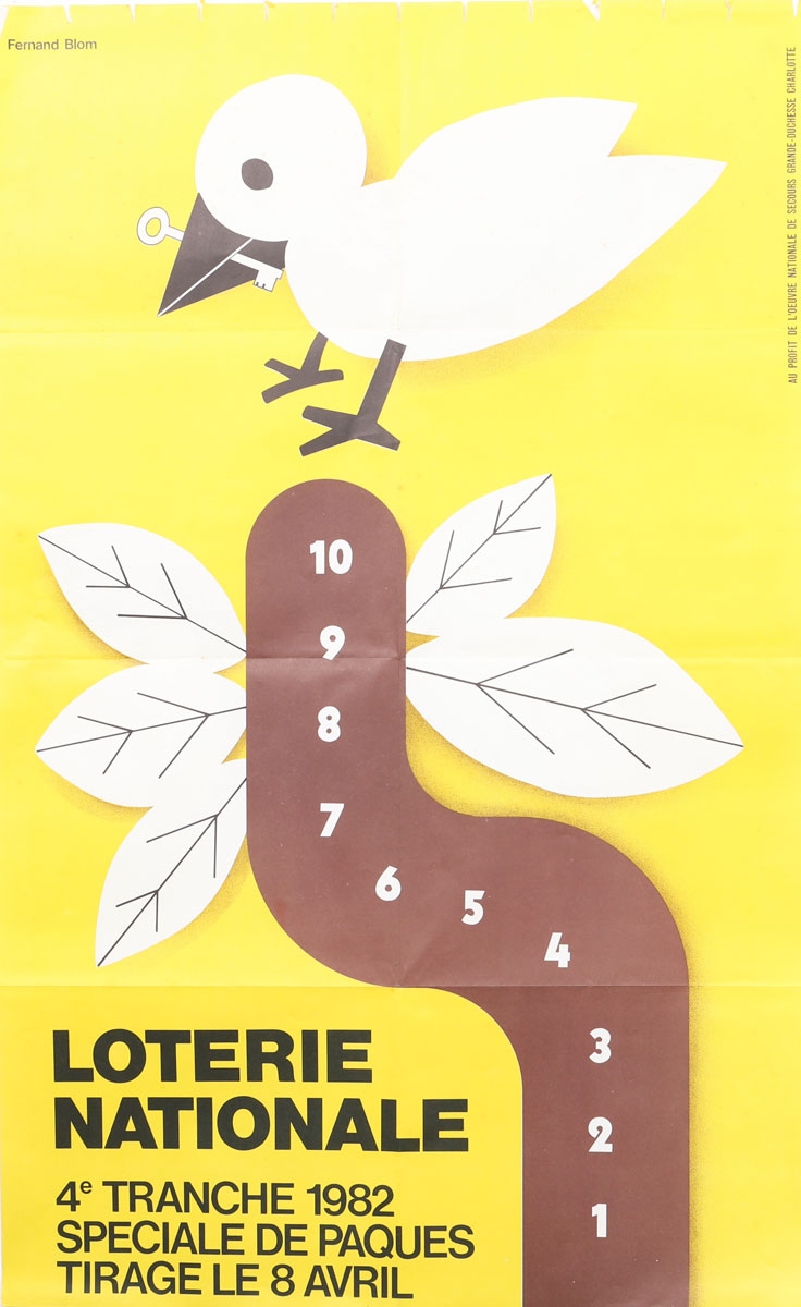 Poster Loterie Nationale - Luxembourg