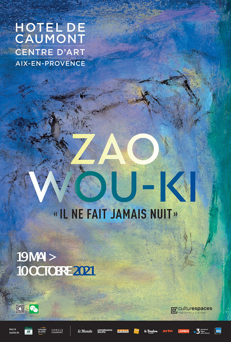 Zao Wou Ki (after), Poster Aix en Provence, 2021, Poster paper, Dimension 29 x 43 cm,