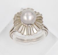 Bague perle