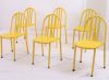 Suite of six modernist tubular chairs by Robert MALLET-STEVENS (1886-1945)