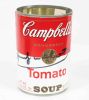 Andy Warhol (d'aprés) - boite de conserve Campbell's portant une inscription Andy Warhol