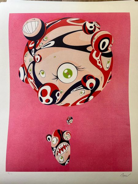 Anthology, d'après Takashi Murakami, lithographie imprimée sur papier Beaux Arts, Taille 70 x 50, édité en 150 exemplaires