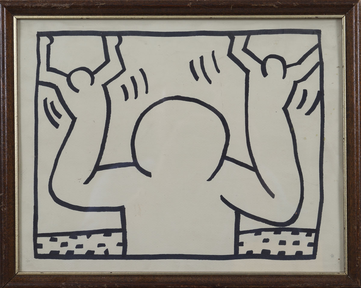 Keith Haring (1958-1990) Attribué à