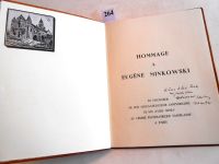 PSYCHIATRY - TRIBUTE to Eugene MINKOWSKI in honor of his seventieth birthday. Volume in-4, bound in full tobacco leather. 