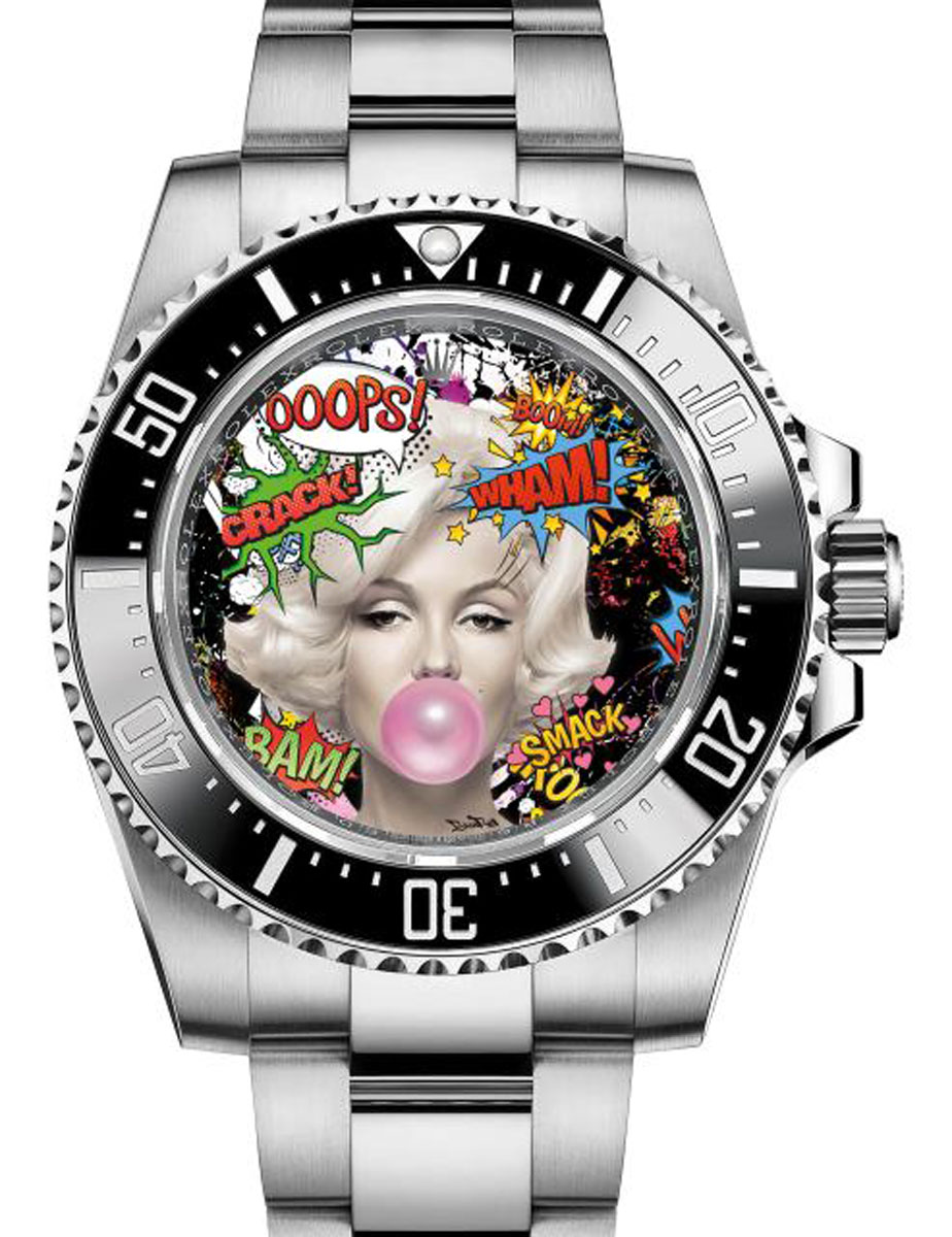 BrainRoy (born 1980) - Rolex Marilyn Balloon Murakami Comics