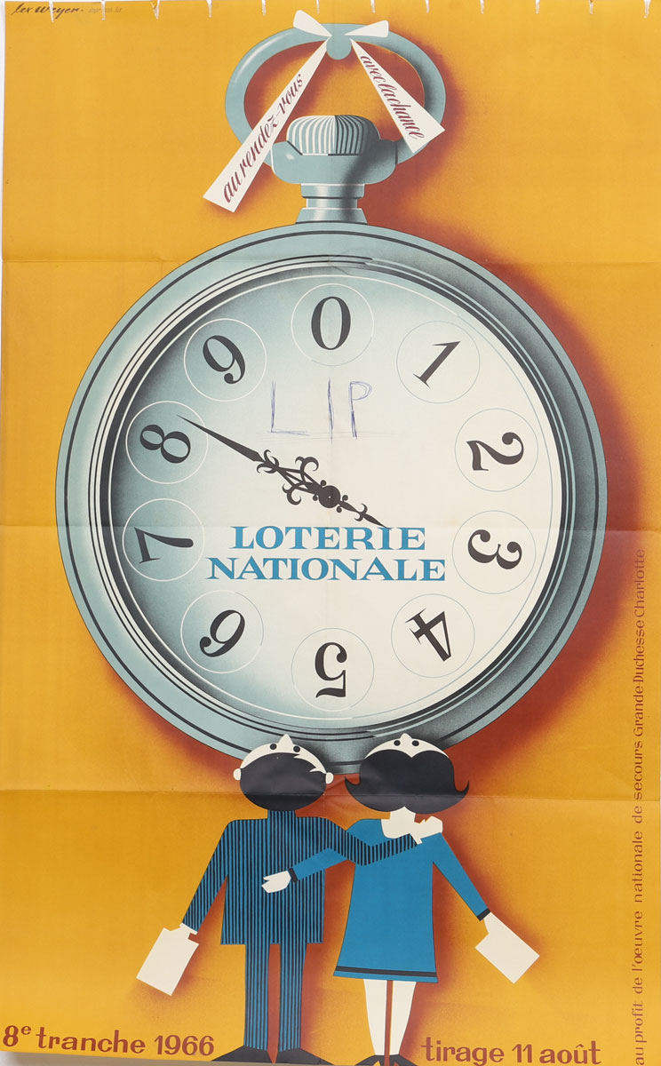 National Lottery Poster - Luxembourg