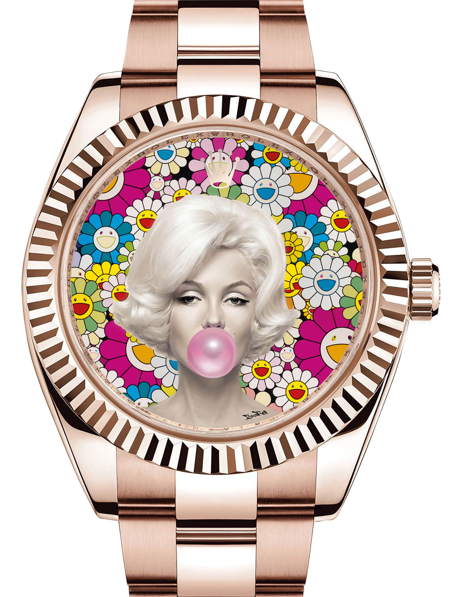 BrainRoy (born 1980) - Rolex Marilyn Balloon Murakami Pink