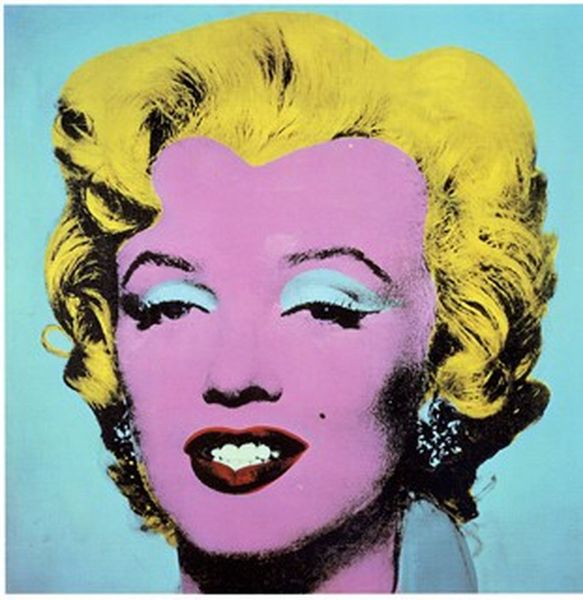 Marilyn Blue, after Andy Warhol, lithograph printed on Beaux Arts paper, Size 70 x 50, edited in 150 copies