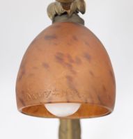 Lampe au perroquet - Daum