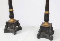 Pair of candelabras - Charles X