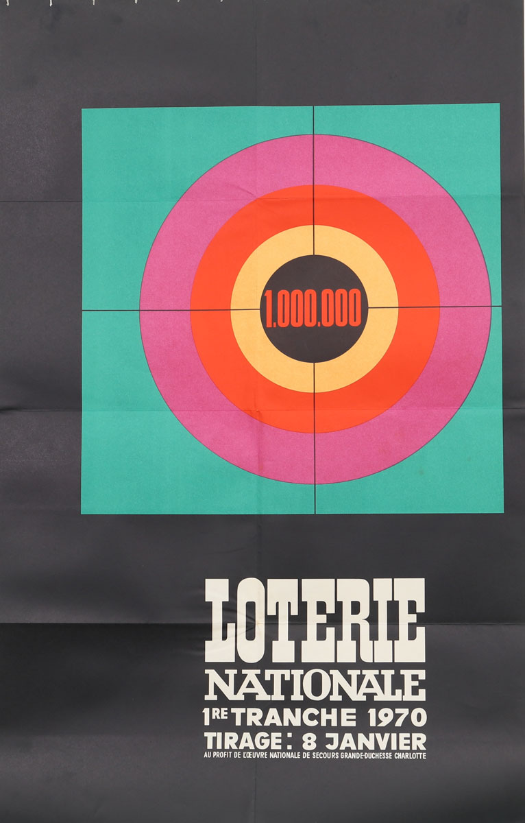 Poster Loterie Nationale - Luxembourg