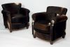 Pair of club chairs 