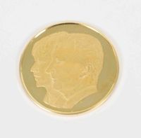 Gold coin - Albert and Paola - 1984