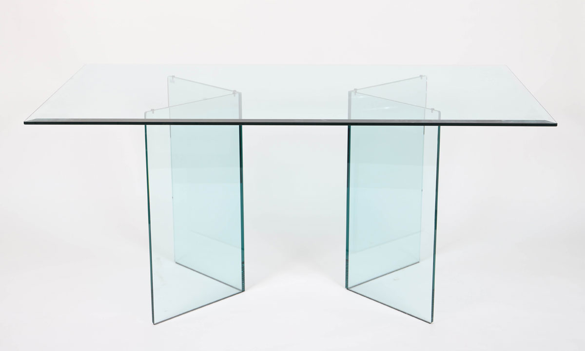 Table en verre