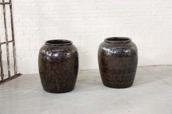 Large pair of jars 