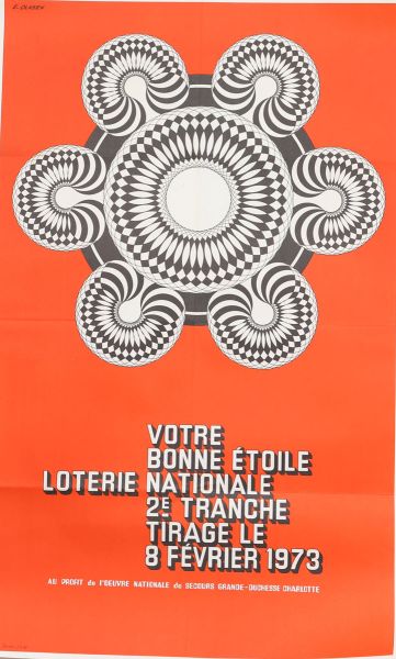 Affiche Loterie Nationale - Luxembourg