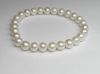 Natural cultured pearl bracelet (7 - 7,5 mm) mounted on elastic