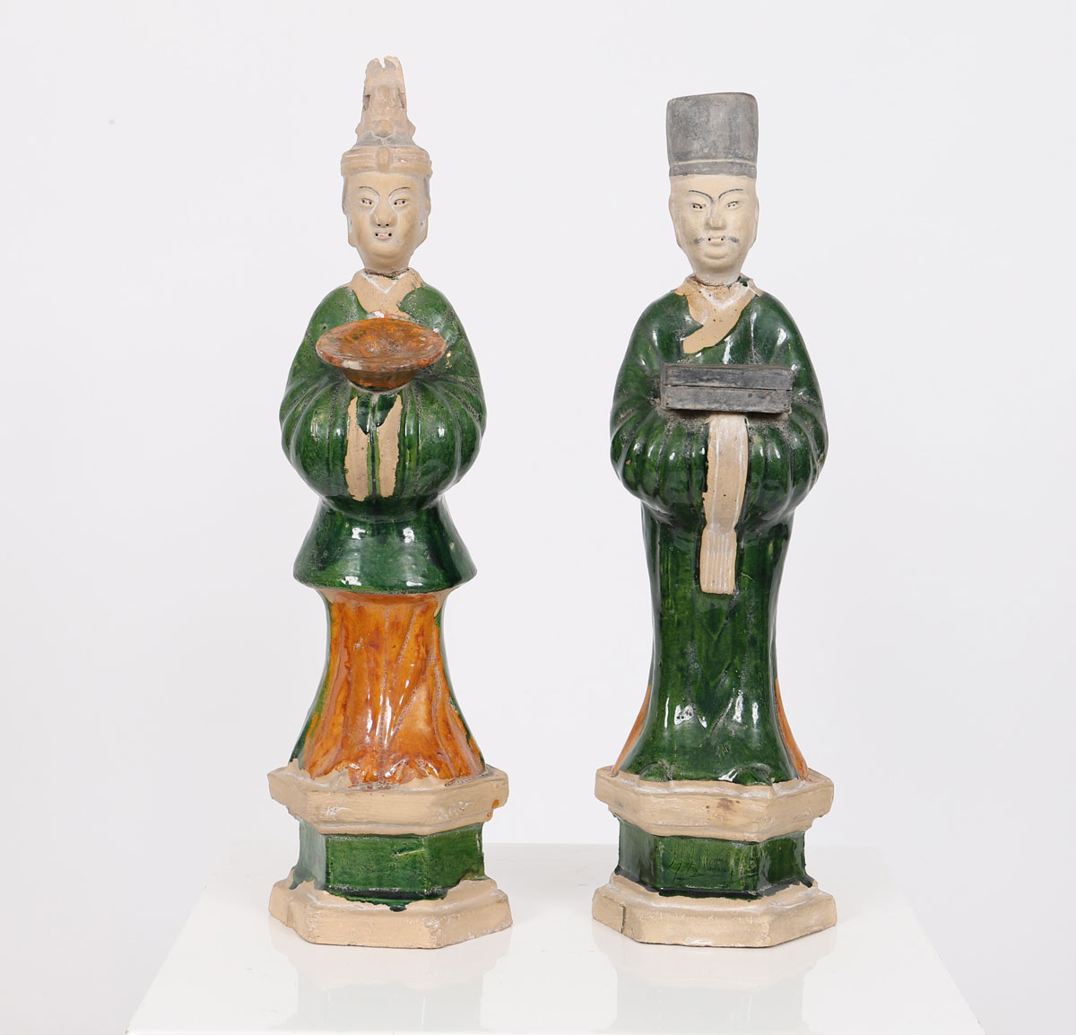 Pair of Dignitaries - China Ming Period