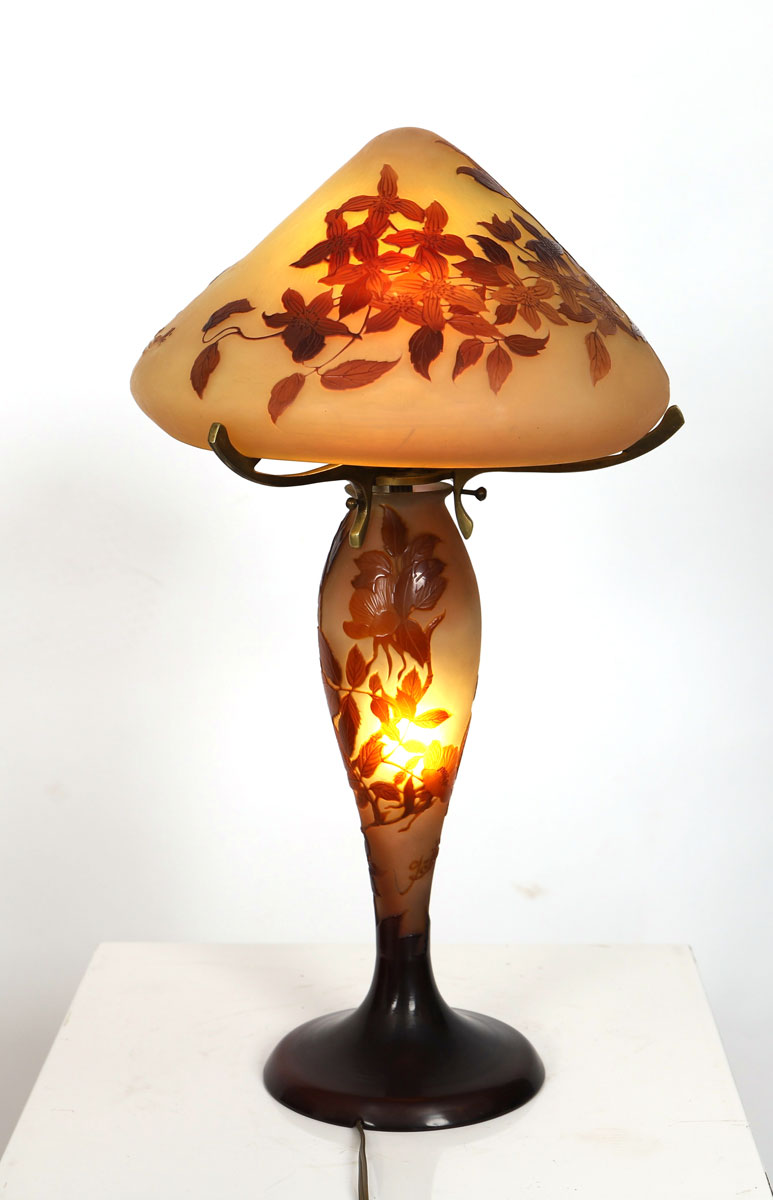 Mushroom Lamp of Gallé