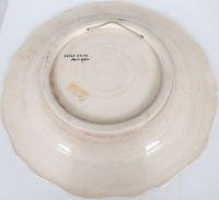 Large Rouen earthenware dish