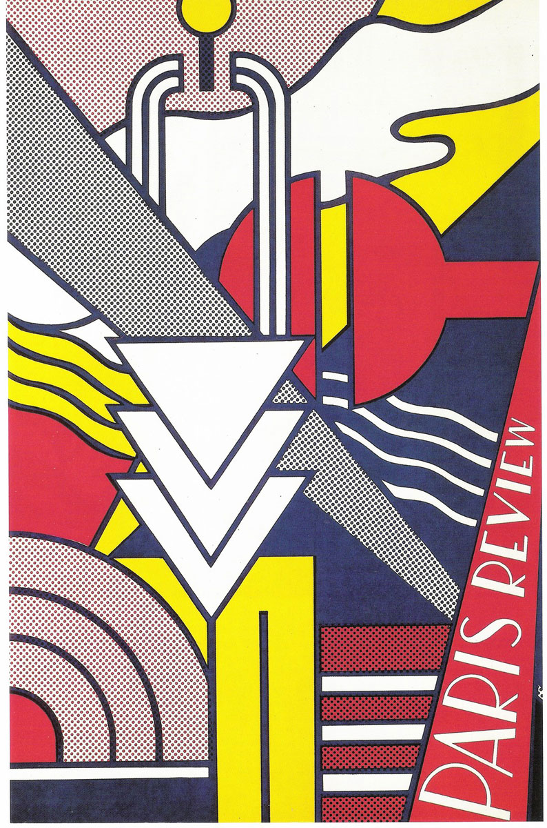 Paris Review (1966), Print after Roy Lichtenstein, color proof, signed on Arches paper in the plate, publisher's stamp numbered on 150, framed with publisher's certificate, 28x38cm