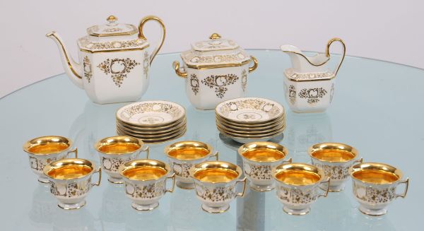 Rare tea set - Baudour 