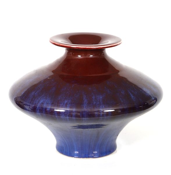 Vase pourpre flamé - Chine