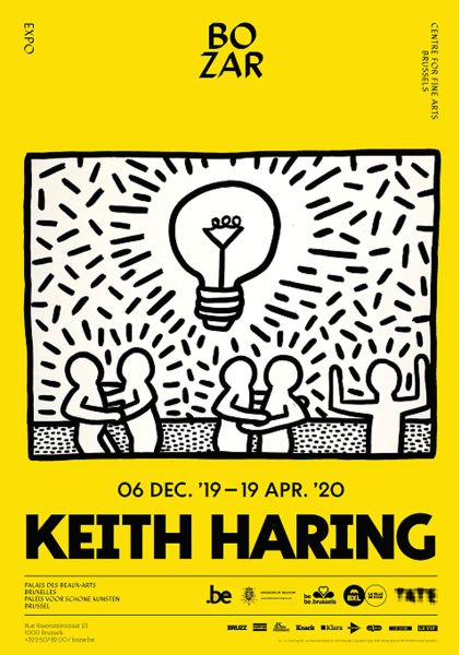 Keith Haring (after), Poster Bozar 2019,