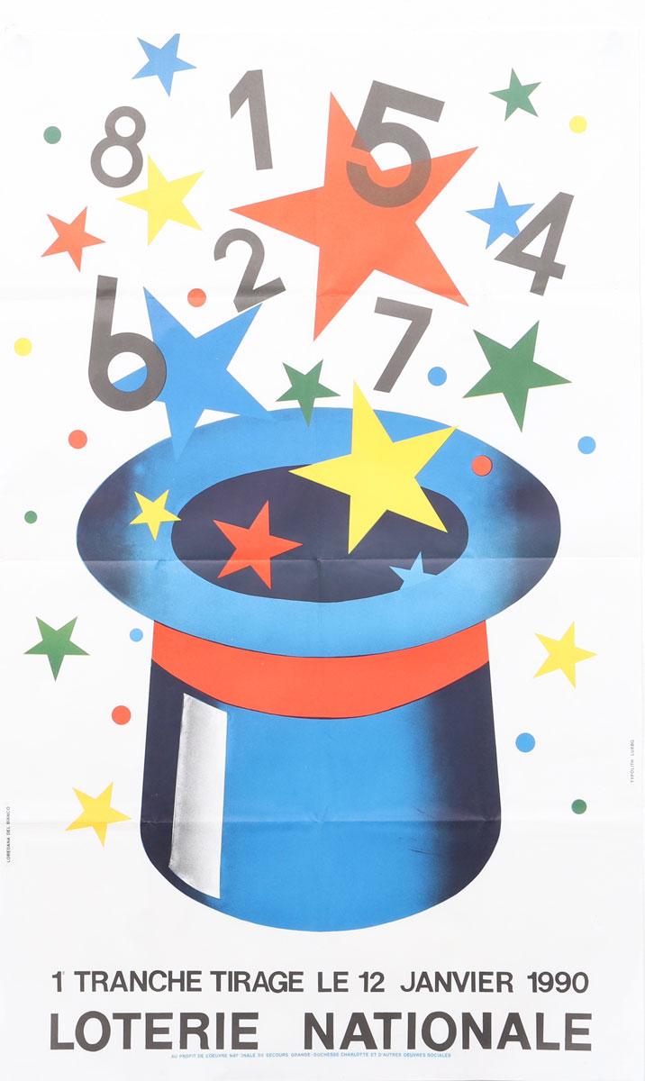 Poster National Lottery - Luxembourg