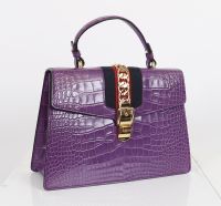 GUCCI - Sac Sylvie en Crocodile 