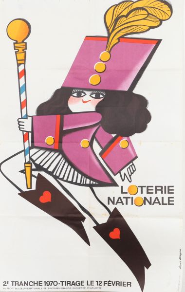 Poster Loterie Nationale - Luxembourg