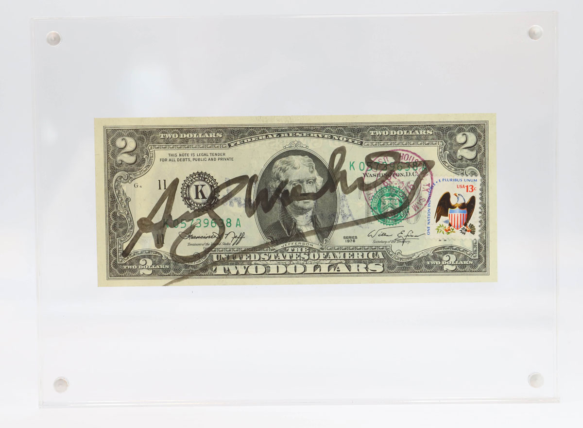 Andy Warhol Attr.- Dollar Bill