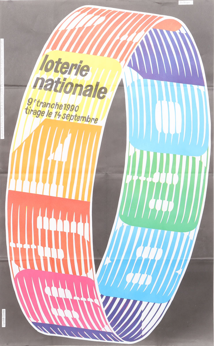 Affiche Loterie Nationale - Luxembourg