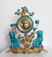 Rare pendule Louis XV - Rocaille