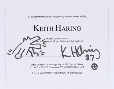 Keith Haring (1958-1990) d'après