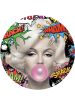 Marilyn Balloon Pop, BrainRoy, Acrylic glass print, framed with wall attachment, Round shape, Diam 80cm, edited in 6 copies with certificates