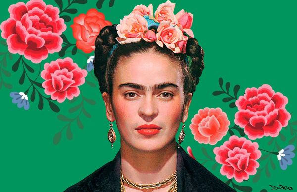 BrainRoy (born 1980) - Frida Kahlo Green