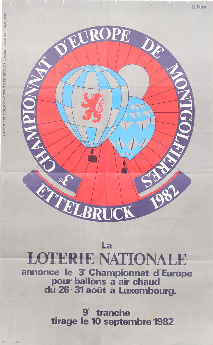 Affiche Loterie Nationale - Luxembourg