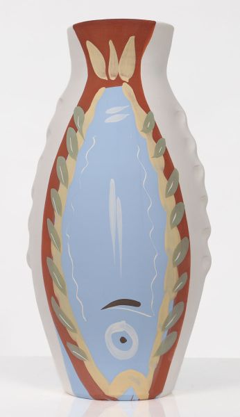 Double-sided fish vase