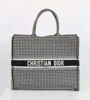 CHRISTIAN DIOR - Book tote Large (pied de poule)